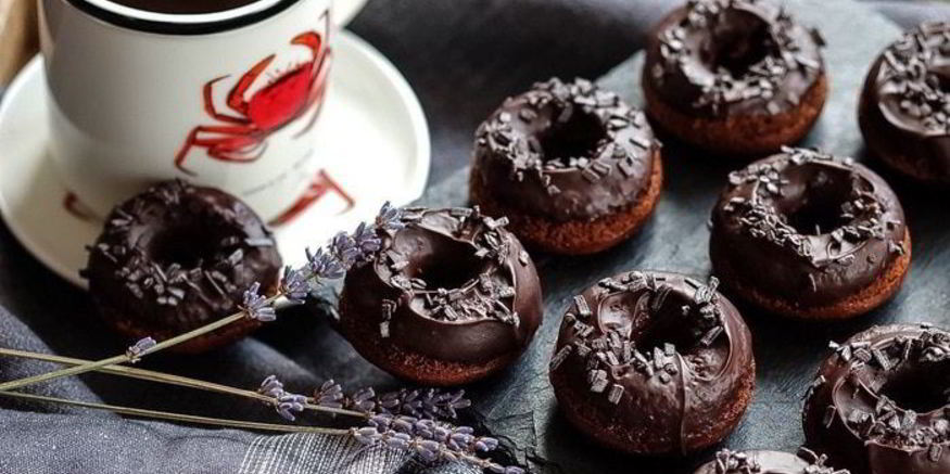 Рецепт шоколадных пончиков