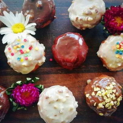 Творожные пончики из детства