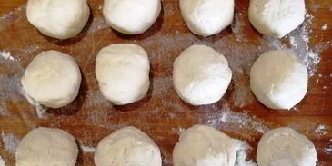 творожные пончики из детства