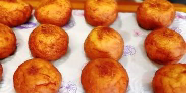 творожные пончики из детства