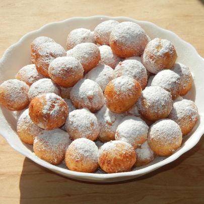 Творожные пончики классические