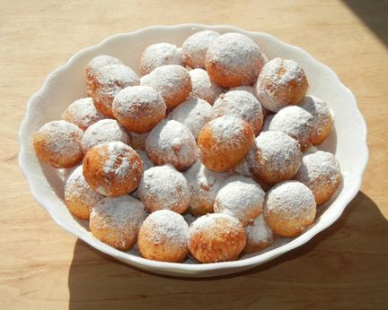 Творожные пончики классические