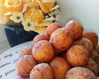 Творожные пончики