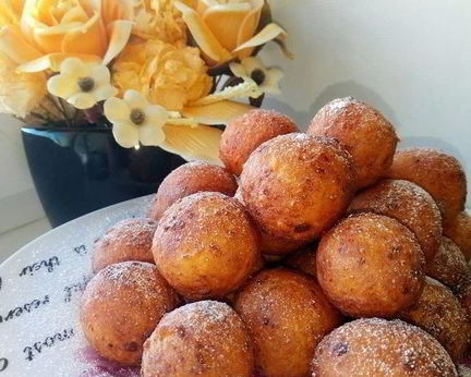 Творожные пончики