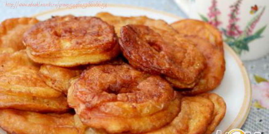 Рецепт яблочных пончиков