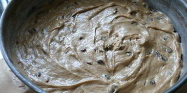 черно-смородиновая коврижка под шоколадом