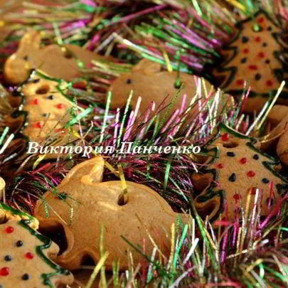 Имбирные пряники на елку