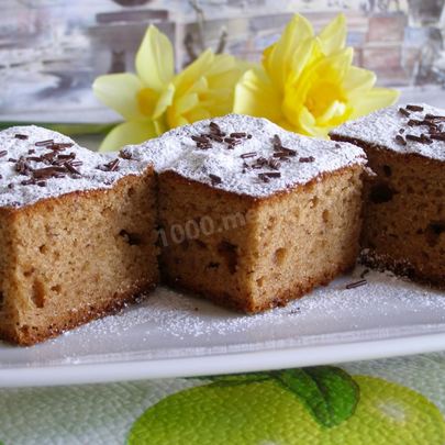 Коврижка с вареньем на кефире