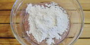 постная коврижка с вареньем