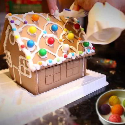 Пряничный имбирный домик