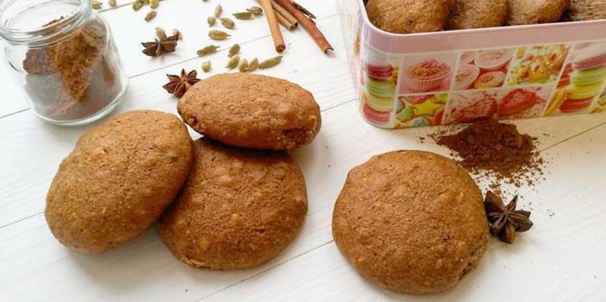 Рецепт пряников с орешками на цельнозерновой муке