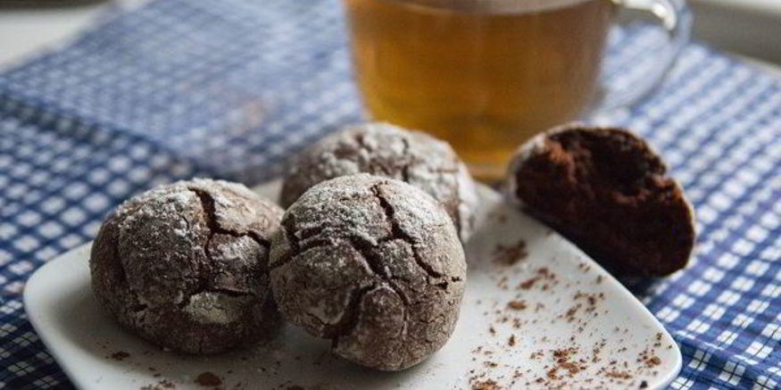 Рецепт шоколадных пряников с трещинками