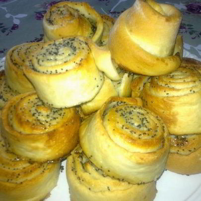 Рулетики с маком