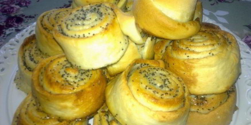 Рецепт рулетиков с маком