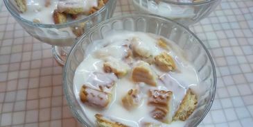 банановая шарлотка