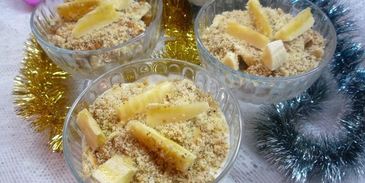 банановая шарлотка