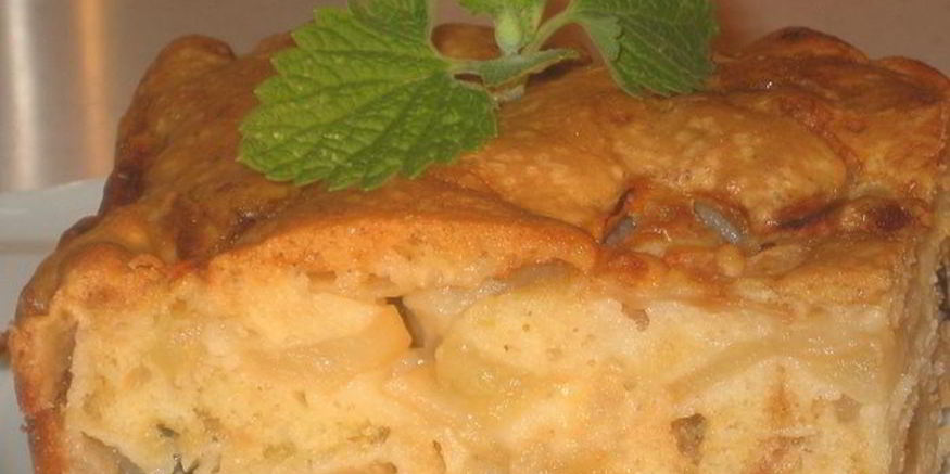 Рецепт неклассической шарлотки первой любовь