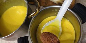 шарлотка с бананами