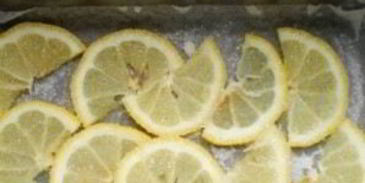 шарлотка с лимоном