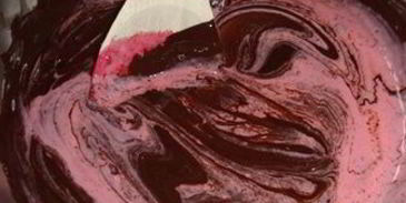 шарлотка с шоколадно-малиновым муссом и воздушным ванильным кремом