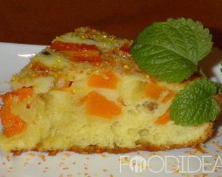 Шарлотка с тыквой