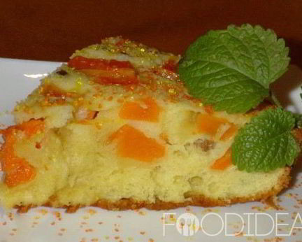 Шарлотка с тыквой