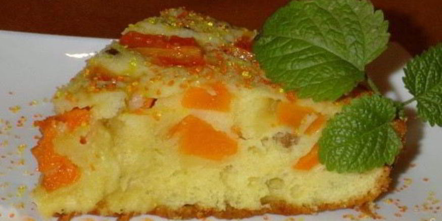 Рецепт шарлотки с тыквой