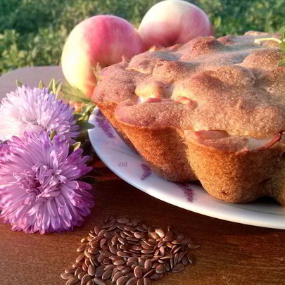 Вегетарианская шарлотка без яиц