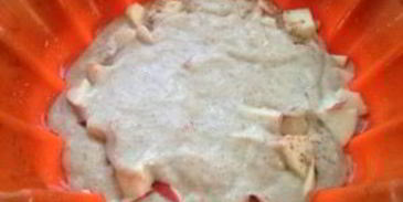 вегетарианская шарлотка без яиц