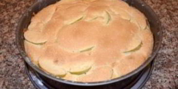 яблочная шарлотка простая