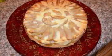 яблочная шарлотка простая