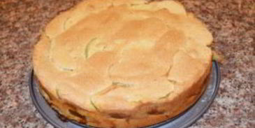 яблочная шарлотка простая