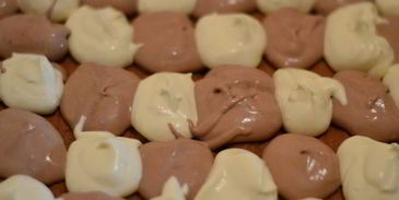 шоколадно-трюфельный рулет