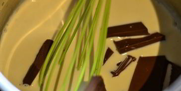 шоколадно-трюфельный рулет