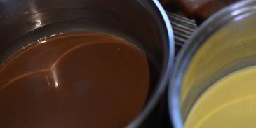 шоколадно-трюфельный рулет