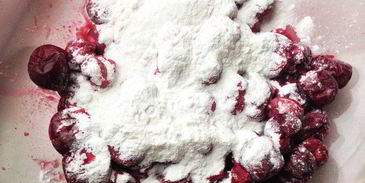 ленивый штрудель с вишней и орехами