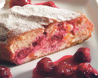 Немецкий штрудель с творогом