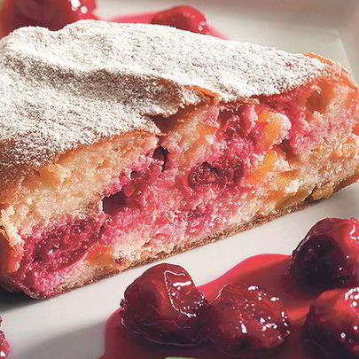 Немецкий штрудель с творогом