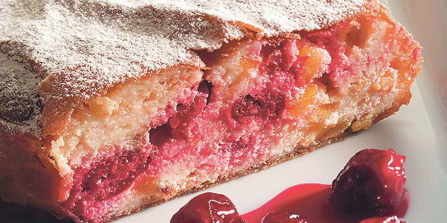 Рецепт немецкого штруделя с творогом