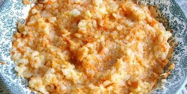 рисовый штрудель с томатно-яблочным джемом