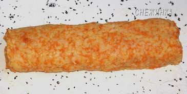 рисовый штрудель с томатно-яблочным джемом