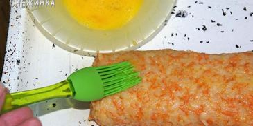 рисовый штрудель с томатно-яблочным джемом