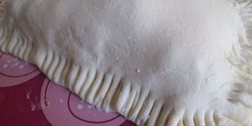 рыбный штрудель из творожного теста