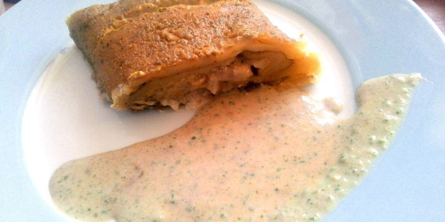 Рецепт штруделя с фейхоа и маскарпоне