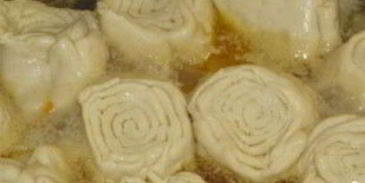 штрудель с мясом и картошкой