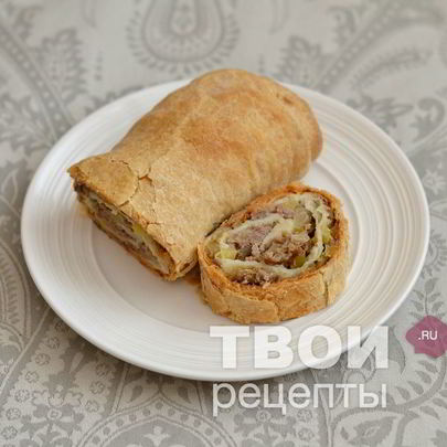 Штрудель с мясом