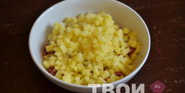 штрудель с мясом