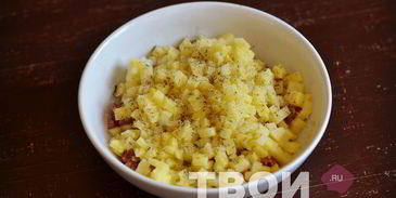 штрудель с мясом