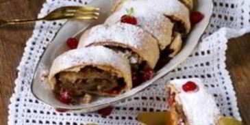 штрудель с сухофруктами