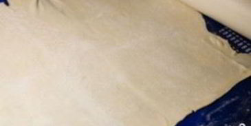 штрудель с творогом и вишней